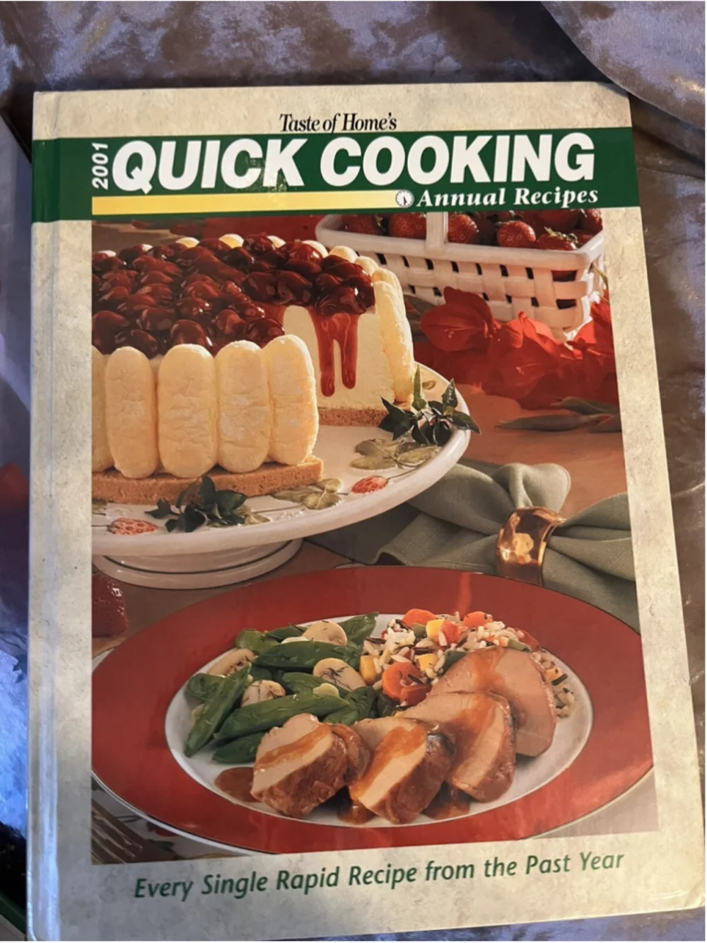Vintage 2001 Taste Of Home’s Quick Cooking Annual Recipes Cook with MORE VTG